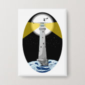 Bishop Rock Lighthouse Button (Voorkant)