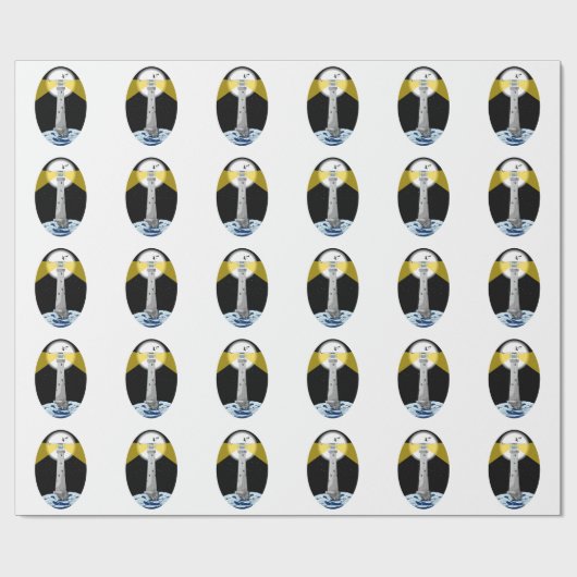 Bishop Rock Lighthouse Cadeaupapier (Vlak)