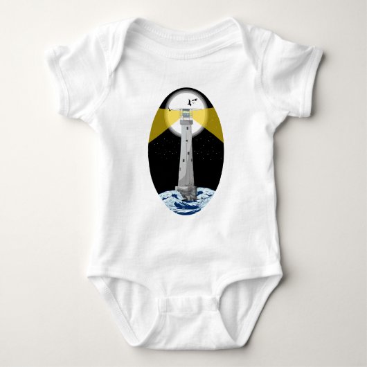 Bishop Rock Lighthouse Romper (Voorkant)