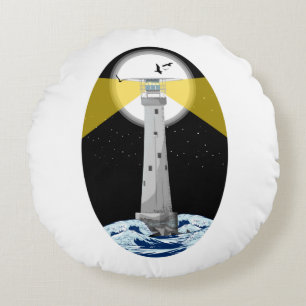 Bishop Rock Lighthouse Rond Kussen