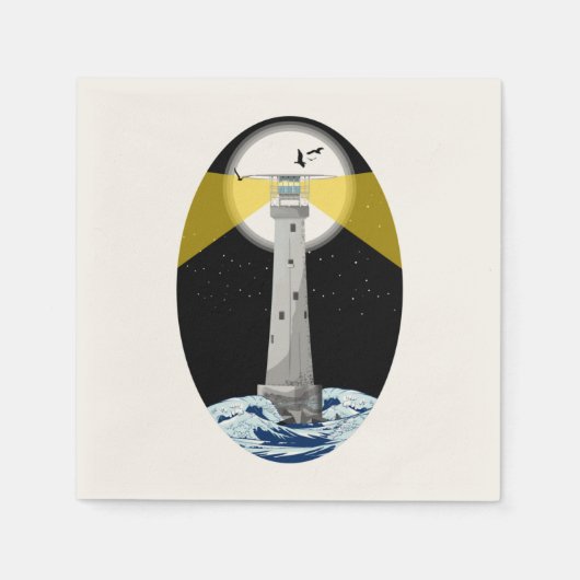 Bishop Rock Lighthouse Servet (Voorkant)