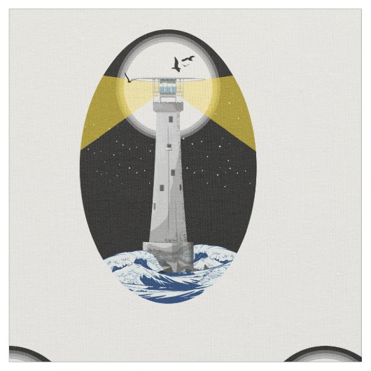 Bishop Rock Lighthouse Stof (Close Up)