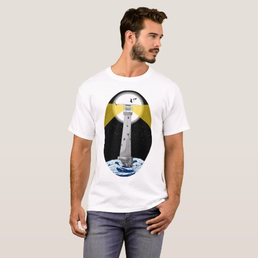 Bishop Rock Lighthouse T-shirt (Voorkant volledig)