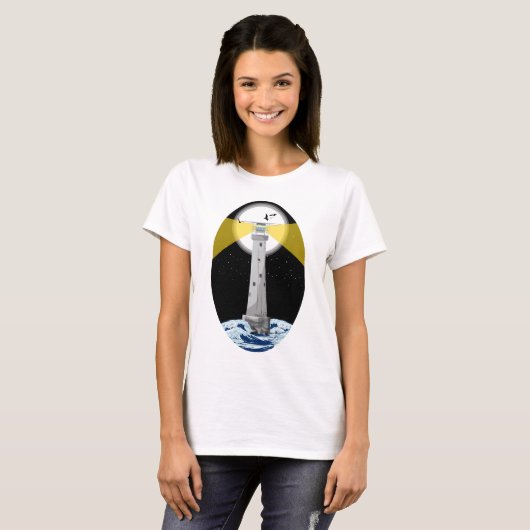 Bishop Rock Lighthouse T-shirt (Voorkant volledig)