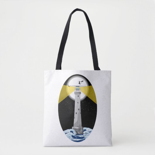 Bishop Rock Lighthouse Tote Bag (Voorkant)