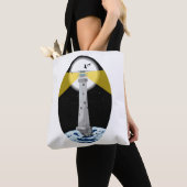 Bishop Rock Lighthouse Tote Bag (Dichtbij)