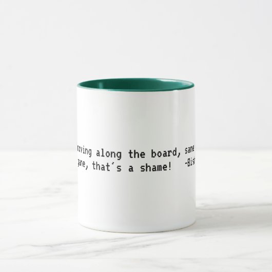 Bishop schaaktip mok (Midden)