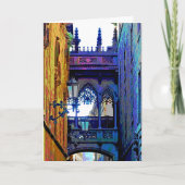 Bishops Bridge Barcelona Kaart (Voorkant)