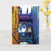 Bishops Bridge Barcelona Kaart (Gele Bloem)