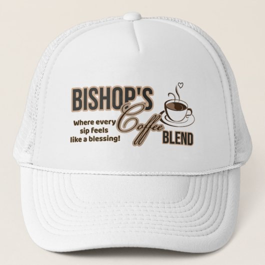 Bishops Coffee Blend Trucker Pet (Voorkant)
