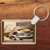 Bishops Coffee Sleutelhanger (Voorkant)