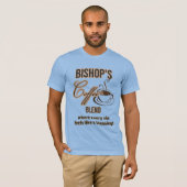 Bishop's Coffee T-Shirt (transparant) (Voorkant volledig)
