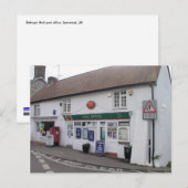 Bishop's Hull post kantoor, Somerset, Verenigd Kon Briefkaart (Voorkant / Achterkant)