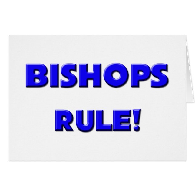 Bishops Rule! (Voorkant Horizontaal)