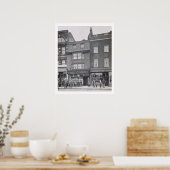 Bishopsgate, van 'Historic London Buildings' door Poster (Keuken)