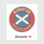 Bishopton, Schotland Sticker (Vel)