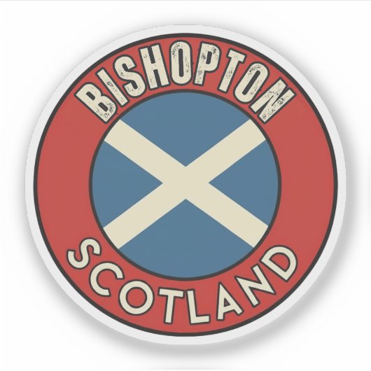 Bishopton, Schotland Sticker (Voorkant)