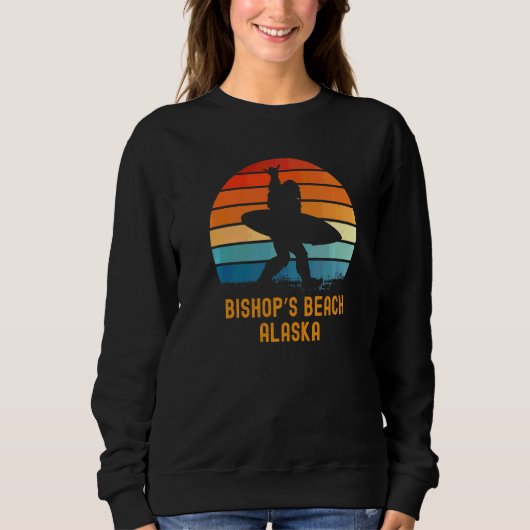 Bishopu2019s Strand Alaska Sasquatch Souvenir Trui (Voorkant)