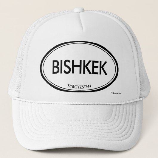Bisjkek, Kirgizië Trucker Pet (Voorkant)