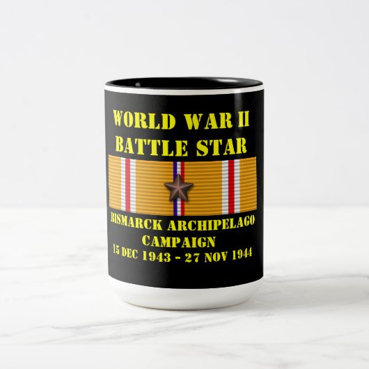 Bismarck Archipel Campagne Tweekleurige Koffiemok (Center)