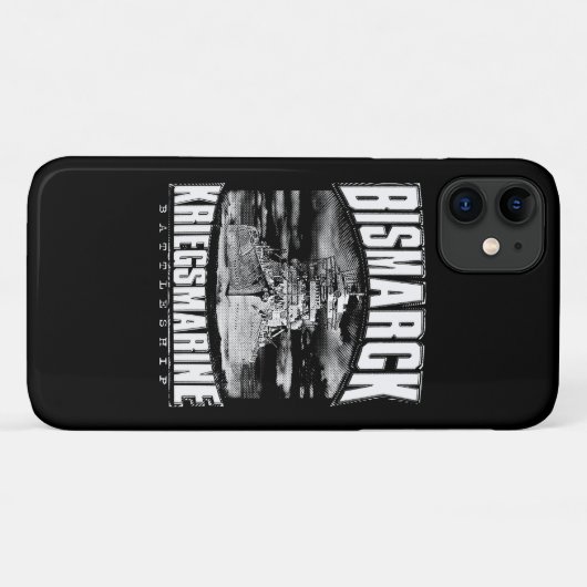 Bismarck Case-Mate iPhone Case (Achterkant (horizontaal))