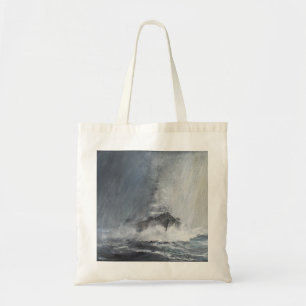 Bismarck door gordijnen van regenhoezen tote bag