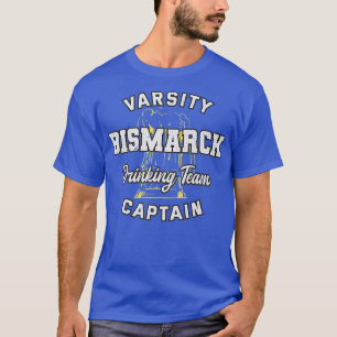Bismarck Drink kapitein North Dakota Beer L T-shirt