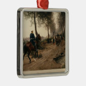 Bismarck en Napoleon Metalen Ornament (Rechts)