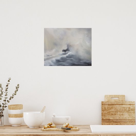 Bismarck heeft haar overtuigingen op 25 mei 1941 v poster (Keuken)