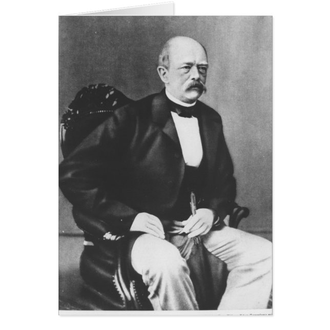 Bismarck in 1870 voor de oorlogsverklaring (Voorkant)