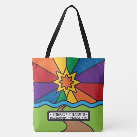 Bismarck interreligieus tote bag (Voorkant)