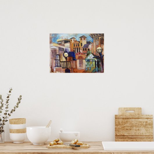 Bismarck Landmarks #1 Poster (Keuken)