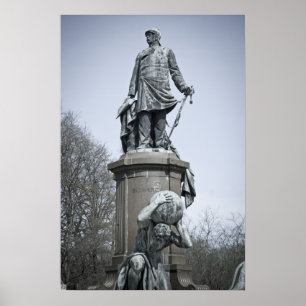 Bismarck Memorial in Berlijn Poster