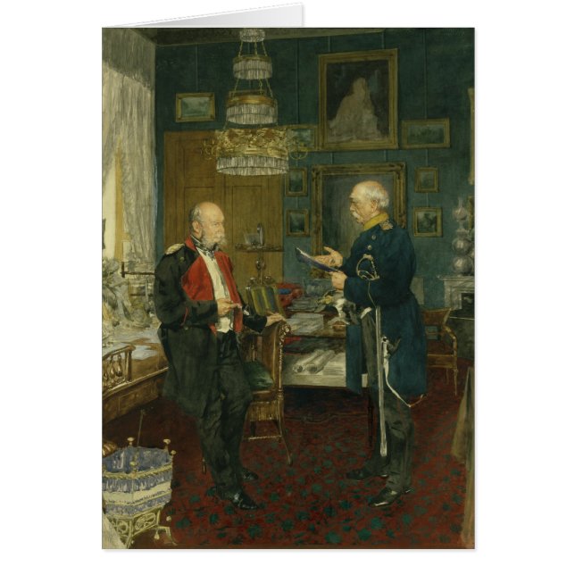 Bismarck met keizer Wilhelm I (Voorkant)