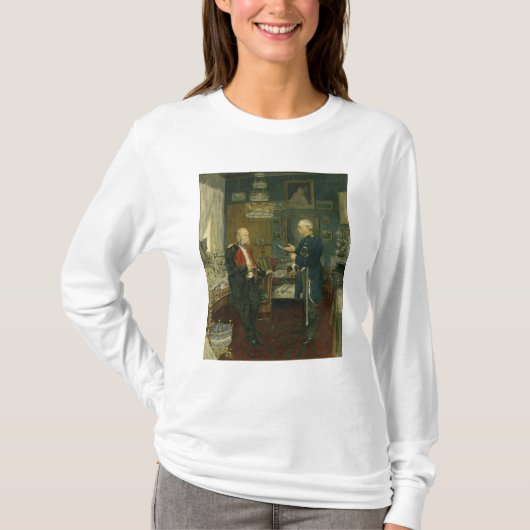 Bismarck met keizer Wilhelm I T-shirt (Voorkant)