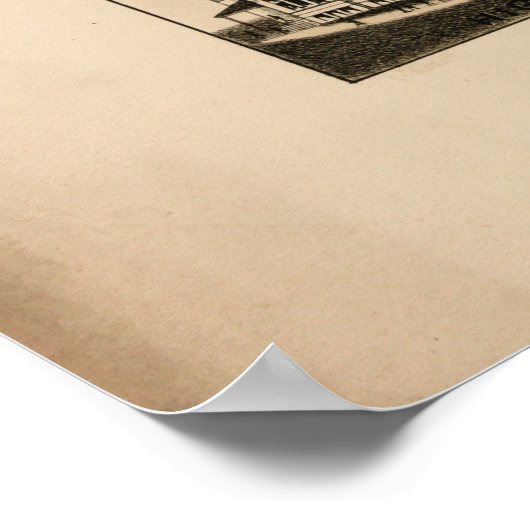 Bismarck, North Dakota (1883) Poster (Hoek)