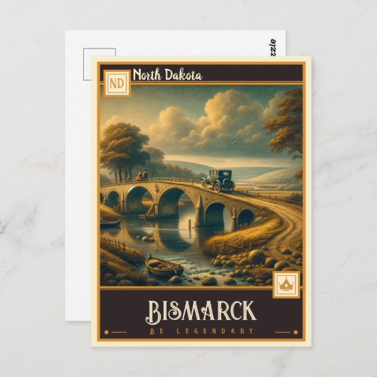 Bismarck, North Dakota |  Briefkaart (Voorkant / Achterkant)
