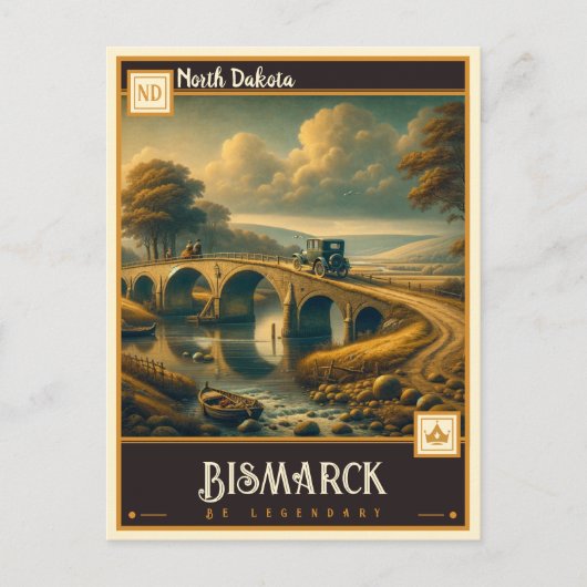 Bismarck, North Dakota | Briefkaart (Voorkant)