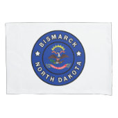 Bismarck North Dakota Kussensloop (Voorkant)