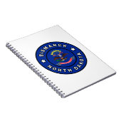 Bismarck North Dakota Notitieboek (Rechterzijde)