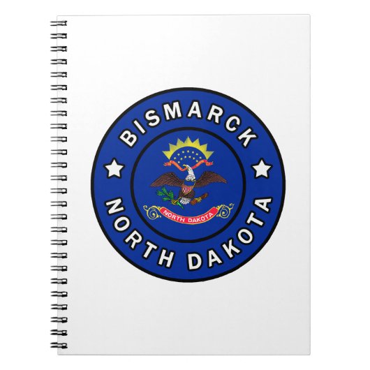 Bismarck North Dakota Notitieboek (Voorkant)