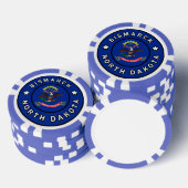 Bismarck North Dakota Poker Chips (Opstapeling)