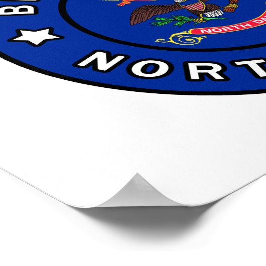 Bismarck North Dakota Poster (Hoek)