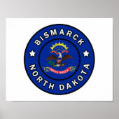 Bismarck North Dakota Poster (Voorkant)