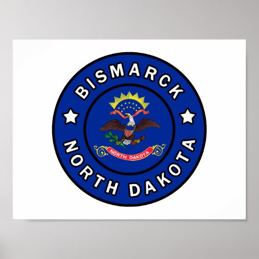 Bismarck North Dakota Poster (Voorkant)