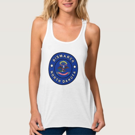 Bismarck North Dakota Tanktop (Voorkant)