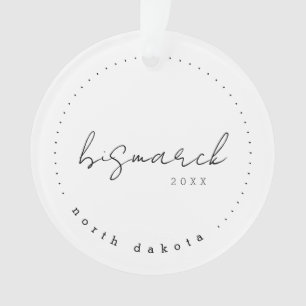 Bismarck, North Dakota Travel Verenigde Staten Ornament