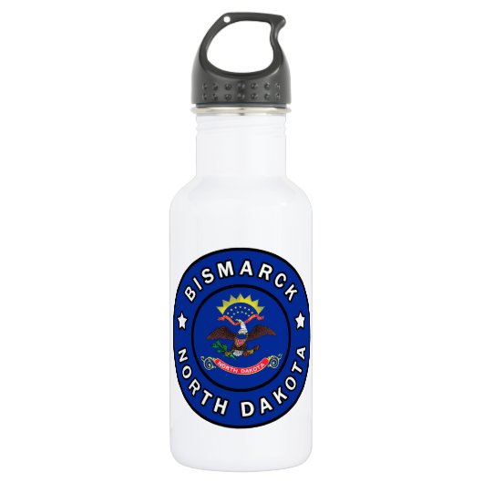 Bismarck North Dakota Waterfles (Voorkant)