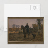 Bismarck op Horseback met Dog Briefkaart (Voorkant / Achterkant)