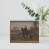 Bismarck op Horseback met Dog Briefkaart (Staand voorkant)
